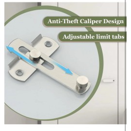 Unbranded Flip Latch Gate Latches Safety Door Lock for Barn Wood Fence Sliding French Door