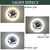 Skyblaze Astronaut Light Fixture, Round Ceiling Fixture for Kids Room,