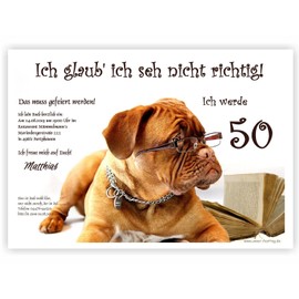 Modern Birthday Invitations 18 20 25 30 40 with Saying Cool Funny Change Your Desired Text 17 x 12 cm 40 Cards