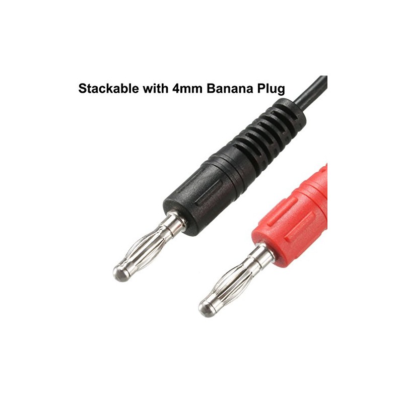 Sourcingmap Test Leads 4mm Banana to Banana Plug Male 35