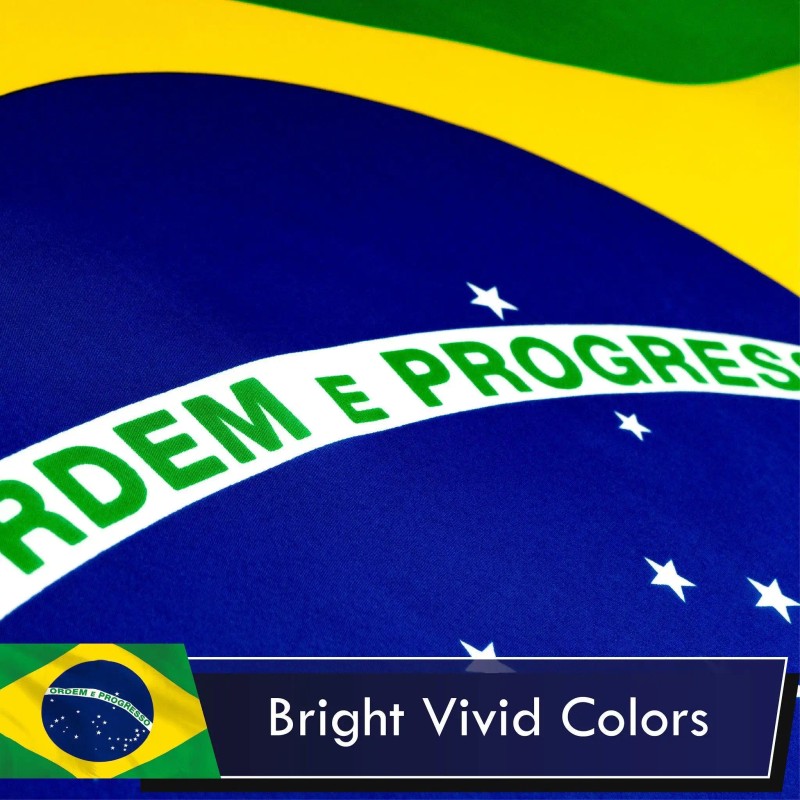 UD_Brazil Brazilian Flag 3x5 Ft 10-Pack Printed Polyester By G128