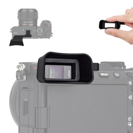 Eyecup Extension Eyepiece for Sony A7C II α7C II / A7CR α7CR Camera Compatible Eyepiece Eyecup Light Shielding Finder Protection Hot Shoe Guard (Not Compatible with Sony A7C)