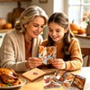 JANYUN 24 Pack Thanksgiving Fall Cards with Envelopes Stickers
