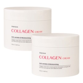 (2ea) Foodaholic Intensive Collagen Cream 100ml/Moisture Cream Skin Barrier Wrinkle Improvement Elasticity Care / (2개)푸드어홀릭 인텐시브 콜라겐 크림 100ml수분크림 피부장벽 주름개선 탄력케어