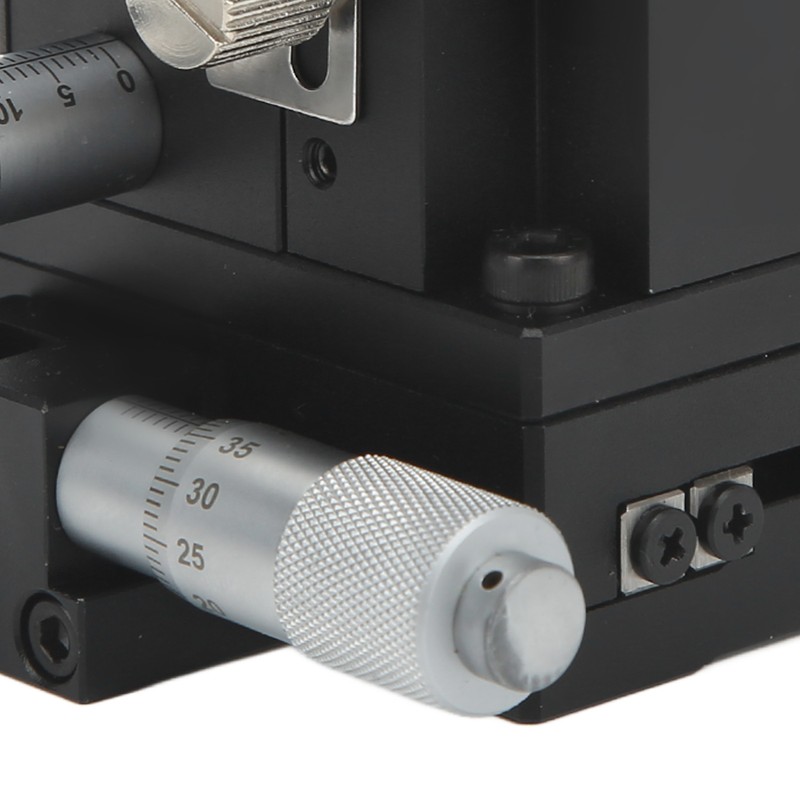 Manual Linear Stage Aluminum Alloy Black Anodized Surface XZ Axes