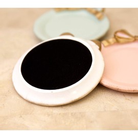 Akizuki Boeki KST18072-2 Jewelry Storage, White, W 3.9 x D 4.3 x H 0.8 inches (10 x 11 x 2