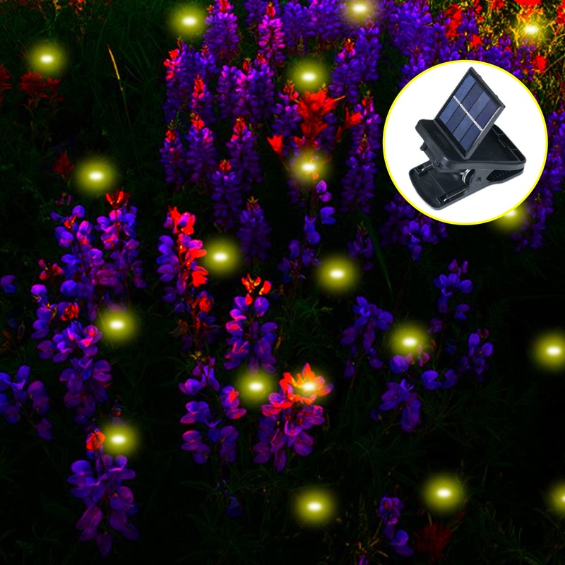 ANGMLN Solar Firefly Lights, 30 LED Solar Fireflies Lightning Bugs
