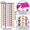 2 Pack Bat Halloween Foil Fringe Curtains Party Decoration, 3.3