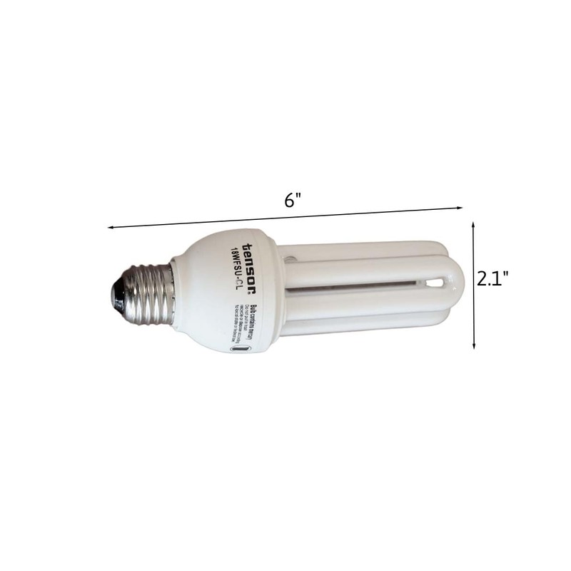 HomeConcept 18 Watt Full Spectrum CFL Replacement Bulb (Standard Base)