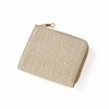 HIRAMEKI. Morris Wallet, Genuine Leather, L-Shaped Zipper, Mini Wallet, Women's,