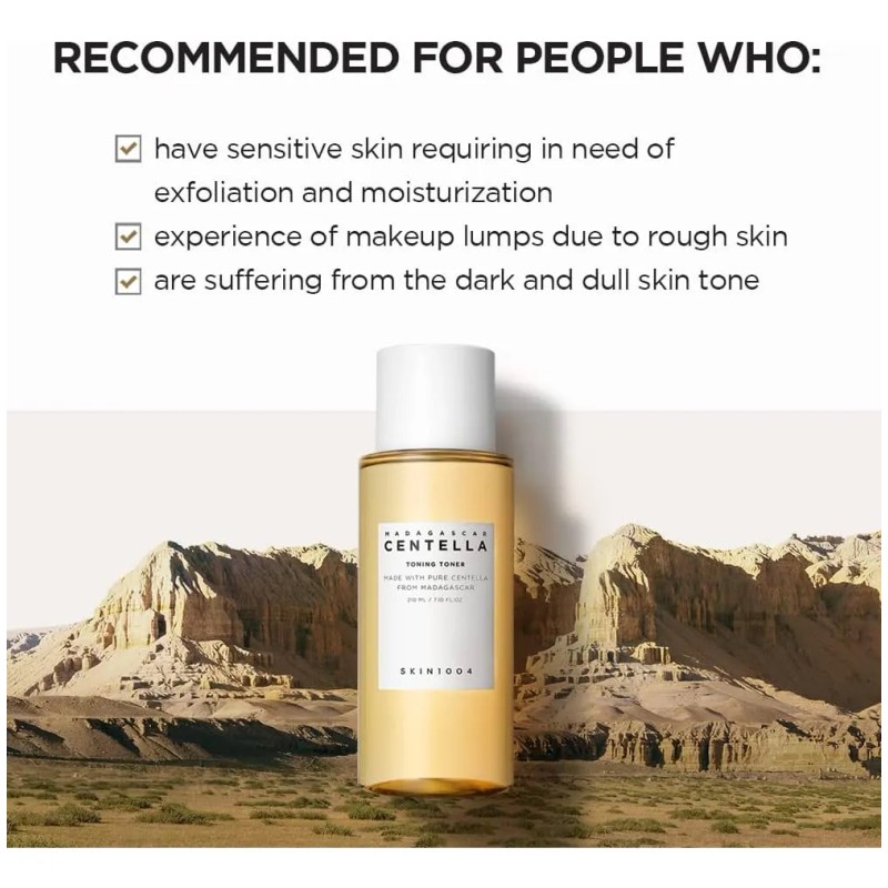 Skin1004 Madagascar Centella 3 Set Ampoule Limpiador Toner