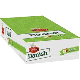 Cloverhill Round Apple Danish Value Pack, Individually Packaged, Pack of 12