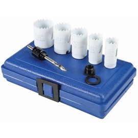 7/8 In - 1-1/2 In Bi-Metal Hole Saw Assorted Set 7 Pc