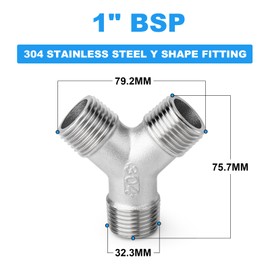 ERGAOBOY Forging of 304 Stainless Steel Tee Pipe Fittings OP-144