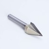 HUHAO 45 Degree Router Bits V Groove Bit Cutting Tool