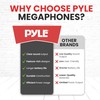 Pyle 40 Watt Professional Megaphone Clear Sound & Ergonomic Grip