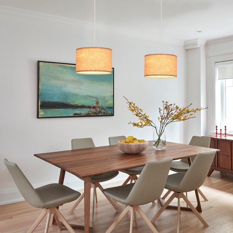 IHENGYANLT 2 Pack Plug in Pendant Light, Hanging Light with