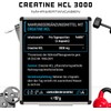 Creatine HCL - 180 Capsules - High Dose with 3000
