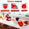 3PCS Silicone Bowl Liners with Lids for KitchenAid Tilt-Head 5QT