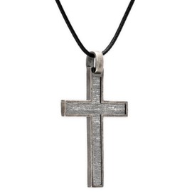 Handmade oxidierte 925 Sterling Silber Kreuz Halskette für Männer Punk Rock Halskette Herren Kreuz Halskette Ungewöhnliches Geschenk für Ihn, Freund-Geschenk Weihnachtsgeschenk