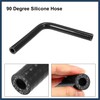 INFINAUTO 11mm 0.43" ID 90 Degree Elbow Silicone Reducer Hose
