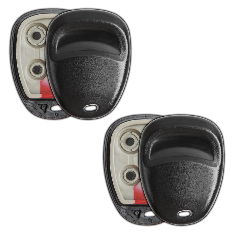 KeylessOption Replacement 4 Button Keyless Entry Remote Key Fob Shell