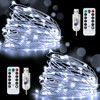 Knayis USB Powered Fairy Lights,2 Pack 12M/40Ft 120LED USB Fairy