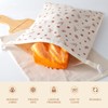 2 Pack Bread Bags for Homemade Bread, Cotton Beeswax Bags