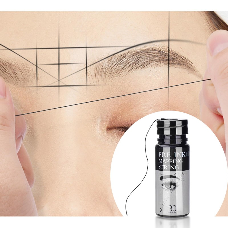 ATOMUS Eyebrow Mapping String 1 Bottle Pre-inked 30m(98ft) Microblading String