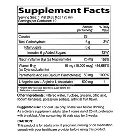 B12 Extra Forte Dietary Supplement – 10 Vials | Energy, Metabolism & Fitness Support | Edible Healthcare Vitamin for Optimum Wellness