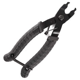 AKORD Bike Missing Link Pliers Bicycle Chain Quick Link Open Master Link Tool Black