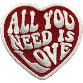 The Beatles All You Need is Love Patch (3 Inch) Embroidered Iron/Sew on Badge