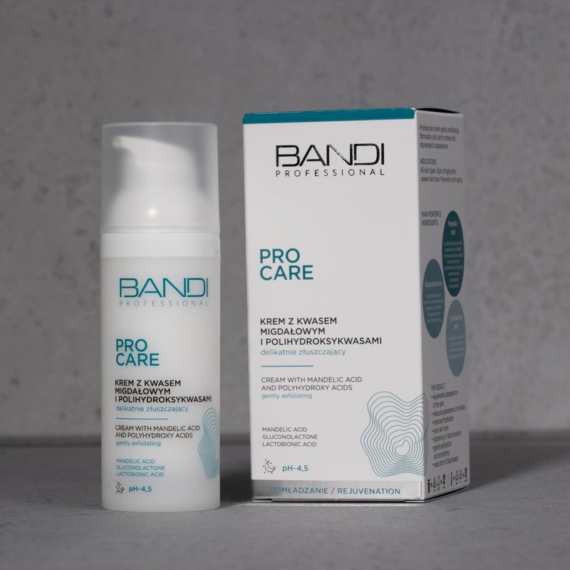 Bandi - Gentle Exfoliating Cream with Mandelic Acid Polyhydroxy Acids