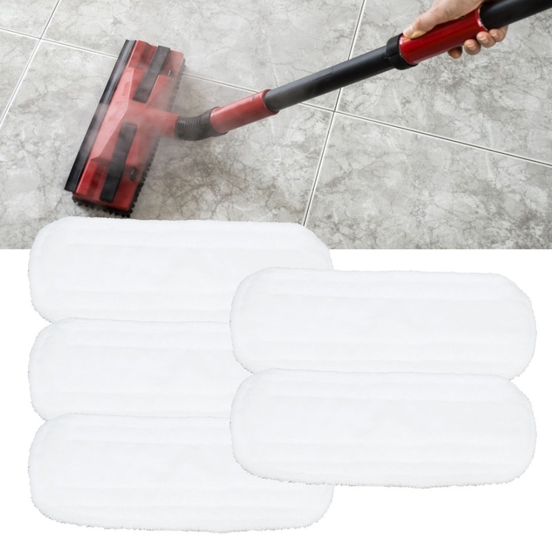 5PCS Microfiber Mop Pads Reusable Mop Head Cleaning Pads Replacement