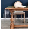 Best House Clear PVC Table Protector, Waterproof, Oil Proof Transparent