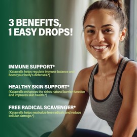 DetoxenNATURE Kalawalla Root (Polypodium leucotomos) Extract Drops for Immune & Healthy Skin Support. High and Fast Absorption Herbal Supplements. 2oz