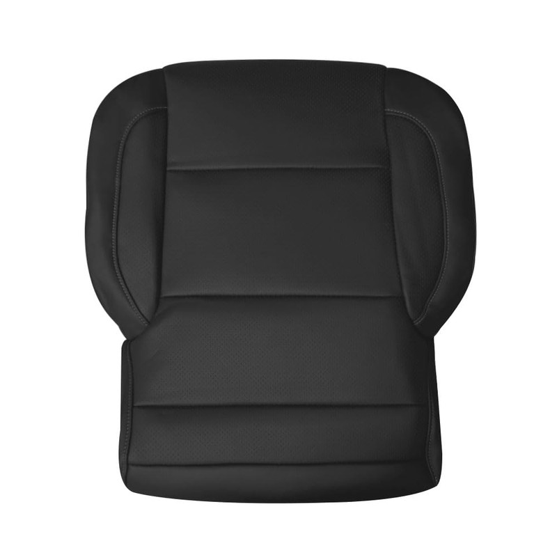 Tokinng Driver Side Bottom Leather Seat Cover Replacement for 2015-2019