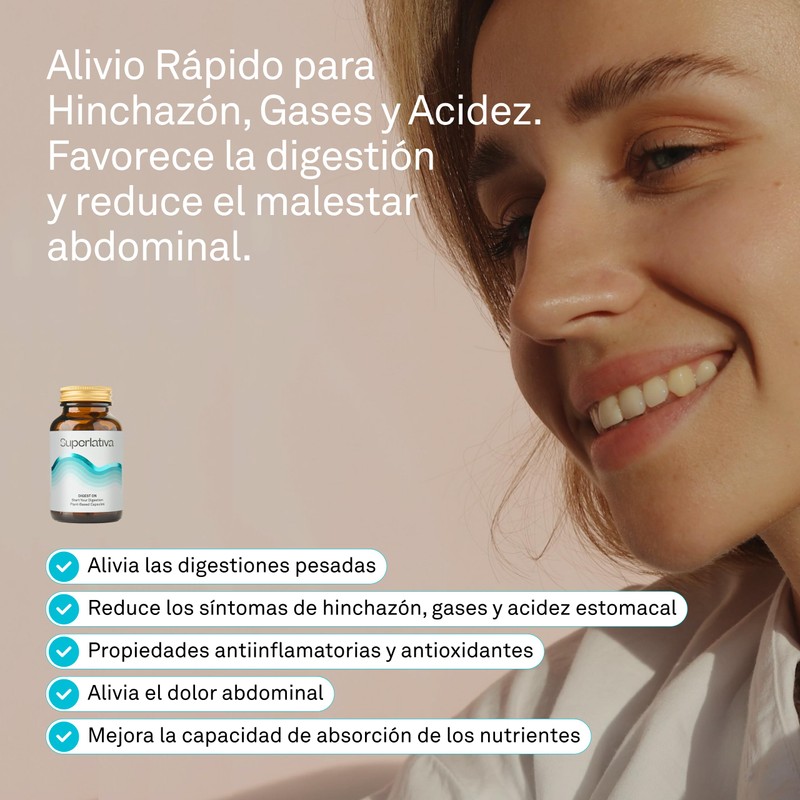 Digest ON | Reduce la hinchazón, gases y acidez estomacal