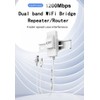 VONETS Dual Band 2.4GHz/5GHz WiFi Bridge/Router/Wireless Repeater WiFi Ethernet Convert/Hotspot