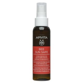 Apivita aceite capilar protector solar 100 ml  con filtros UV, aceites de girasol y abisinia  protege el color, nutre y aporta brillo veraniego       