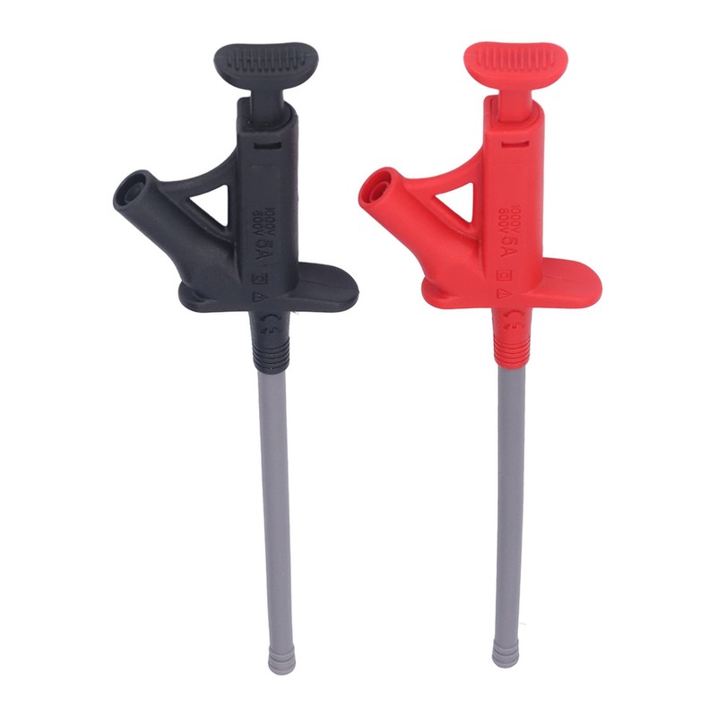 Flexible Test Hook Multimeter Electrical Testing Grabber Hook with 4MM