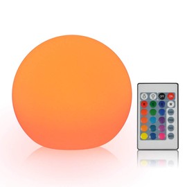 Dilwe Luz de la Bola del LED, Fiestas de Bday de la lámpara del Control Remoto Impermeable Recargable del LED, Dormitorio casero del día de Fiesta Decorativo