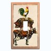 Metal Light Switch Plate Cover Countryside Cow Pig Chicken Animal
