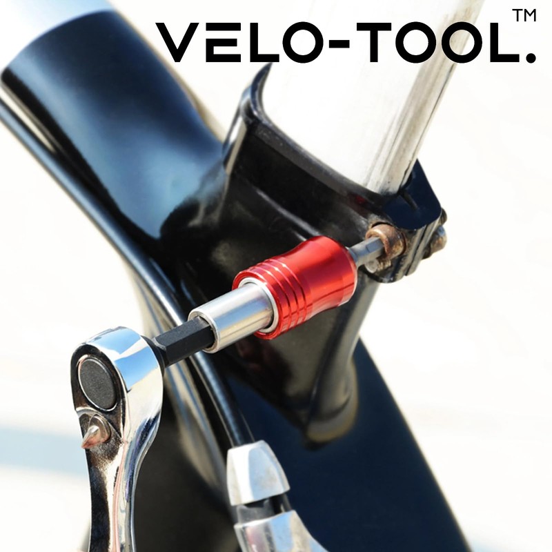 Velo-Tool Bicycle 1/4 Drive Mini Ratchet Set with Organizer Case