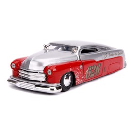 Jada Bigtime Muscle 1:24 1951 Mercury Coupe Die-cast Car Red, Toys for Kids and Adults