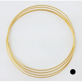 24 Gauge 99.99% Pure 24K Solid Yellow Gold Wire Round 1/4 Hard 3 Inches by CRAFT WIRE