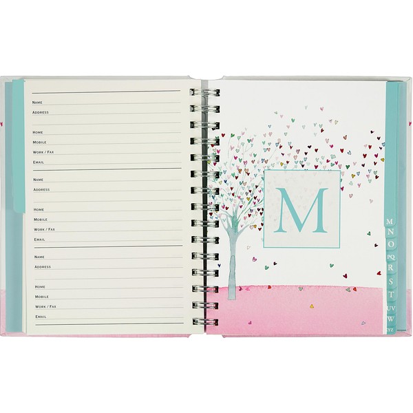 PETER PAUPER PRESS Tree of Hearts Large Address Book