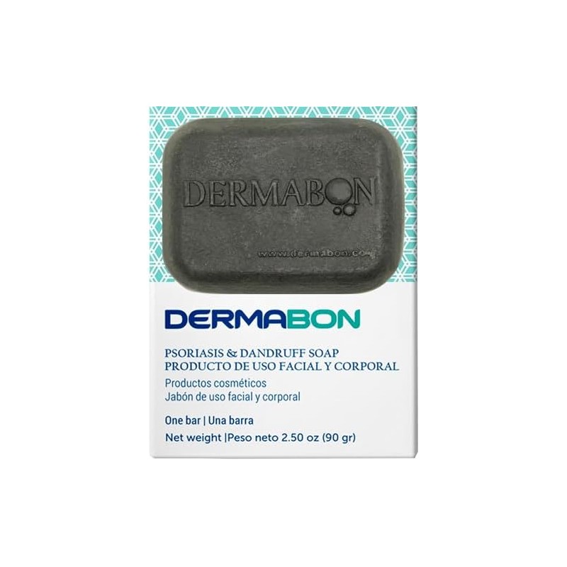Jabón de Alquitrán para Psoriasis y Eccema, Barra Medicada 2.50