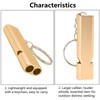 TIEGUANJIA 2Pcs Vintage Pocket Compass with Distress Whistle Waterproof Military