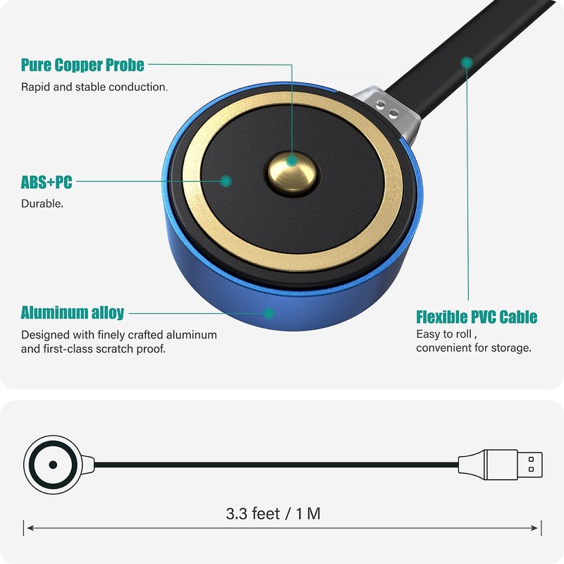 TUSITA MCC S Magnetic Charging Cable Only Compatible with Olight